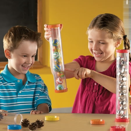 Learning Resources Primary Science Sensory Tubes - Set of 4 Tubes, Ages 3+ Science Toys for Kids, STEM Toys, Fine Motor and Sensory Toys