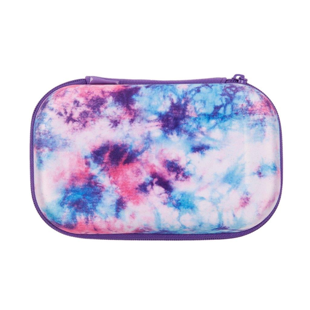 ZIPIT Glitter Large Pencil Box for Girls (Tye Dye)