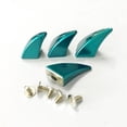 thumbnail image 4 of 5 Pieces Shape Punk Rivets Studs For Shoes Bags Belt Hat Bracelet Decor Green, 4 of 7