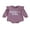 Purple, variant on Bagilaanoe Newborn Baby Girl Oversized Romper Sweatshirt Long Sleeve Bodysuits Letter Print Pullover 6M 12M 18M 24M Infant Casual Tee Tops