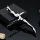 thumbnail image 4 of Waiter Corkscrew Wine Key Wine Opener with Foil Cutter,Stainless Steel Classic All-in-one Corkscrew 1 pcs(Silver), 4 of 4