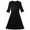 black, variant on Nanette Lepore Womens Harlot Keyhole Sweater Dress, Black, X-Small