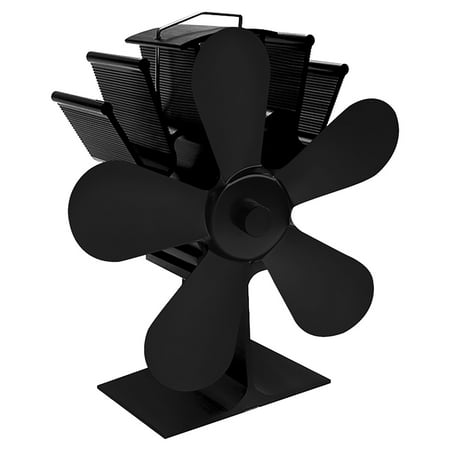 

SuoKom Stove Fan Wood Stove Fan Fireplace Fan Heat-powered Fan With 5 Blades