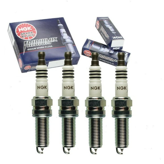 4 pc NGK Iridium IX Spark Plugs compatible with Hyundai Elantra GT 1.8L 2.0L L4 2013-2015