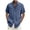 Blue, variant on Mens Shirts Summer Casual T-shirt Solid Short Sleeve Stand Collar Buttons Blouse Tops