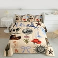 thumbnail image 2 of Homewish Western Cowboy Cowgirl 2pcs Bedding Comforter Set for Teens Female Girls,Old Fashion Disco Ball Twin Comforter Sets,Retro Vintage Breathable Bedding Set,Super Cozy Room Decor,Reversible, 2 of 8