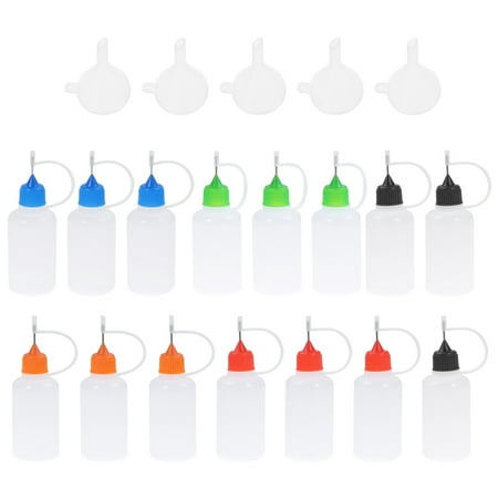 

Shuliwen 15Pcs 30ml Precision Tip Applicator Bottles for DIY Crafts