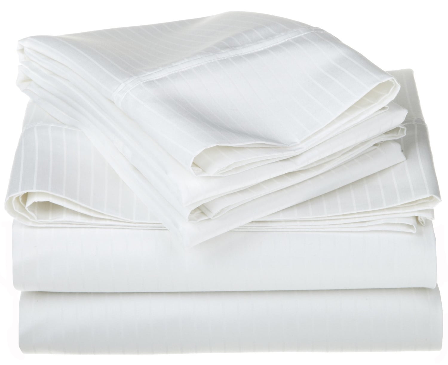 Decorative Striped Egyptian Cotton Sheet Set - Walmart.com - Walmart.com