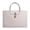 Grey, variant on Black Black A4 File Folders Waterproof Leather Document Case Bag With Removable Hand Strap For Storage