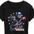thumbnail image 3 of Marvel Captain America - Collage - Women's Short Sleeve Graphic T-Shirt, 3 of 5