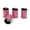 Pink, variant on Pink Flamingos Palm Tree Tire Rim Wheel Aluminum Valve Stem Caps