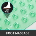 thumbnail image 6 of Hgallory Silica Gel Oval Bathtub Mat for Bathroom Toilet, Non-Slip Household Long Ellipse Suction Cup Bath Mats for Bubble Massage, Solid Color Modern Decor Foot Mat, 1PC, 16"x34.6", Green, 6 of 8