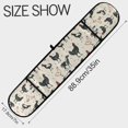 thumbnail image 3 of Dailycode Double Sided Oven Mitt with Loop Heat Resistant Kitchen Long Potholders 7" x 35" Chicken with Horse, 3 of 6