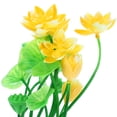 thumbnail image 6 of Unique Bargains 1pcs Fish Tank Aquarium Decorations Plants Yellow 8.27" PE Ceramics Plants for Aquarium Decor, 6 of 6