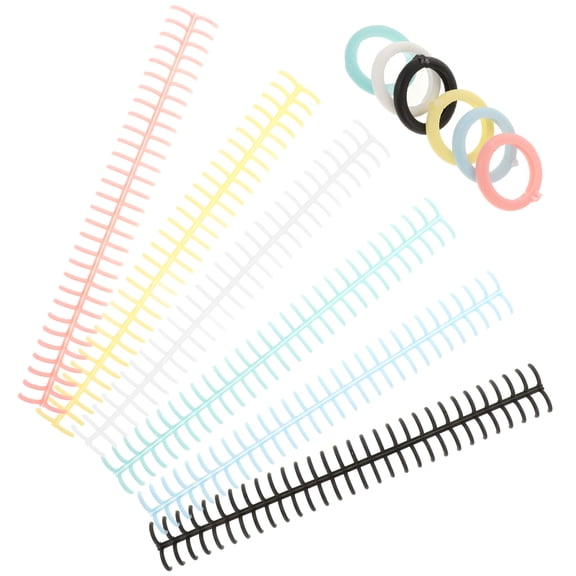 HOMEMAXS  6 Pcs Expandable Pins Loose Leaf Notebook Binding Ring