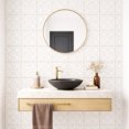 thumbnail image 3 of The Tile Life Pageant Blanco 4" x 4" Matte Porcelain Tile Sample, 3 of 11