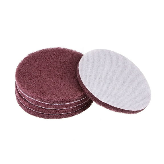 5 Inch 400 Grit Drill Power Brush Tile Scrubber Scouring Pad Cleaning Tool 5pcs