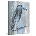 thumbnail image 2 of "Blue-Grey Bird" Painting Print on Wrapped Canvas, 2 of 7