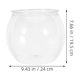 thumbnail image 2 of BESTYASH Acuario Redondo Transparente De Plástico Pet Resistente Para Betta Y En, 2 of 8