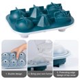 thumbnail image 2 of CSChome Ice Cube Tray Ice Cube Tray with Lid: Non sticky 3D Rose Ball Mold for DIY Baking, 2 of 7
