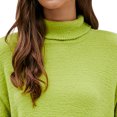 thumbnail image 5 of Lilgiuy Women's Fashion Long Sleeves Round-Neck Loose Pullover Tops Blouse Knitted Sweater for Dating Shopping, 5 of 5
