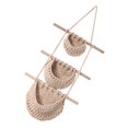 thumbnail image 4 of Basket Hanging Fruit Tier Baskets Macrame Storage Vegetable Wall 3Three Produceorganizer Decor Kitchen Bohemian Display, 4 of 6