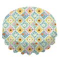 thumbnail image 2 of Pioneer Flower Floral Print Pattern Round Tablecloth 60 X 60 Inch, Wrinkle Resistant Wipeable Table Cloth for Kitchen Dining Picnic Patio Party, 2 of 6