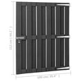 thumbnail image 4 of vidaXL Garden Gate WPC 100x112 cm Grey, 4 of 4