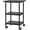 Ebony Black, variant on VASAGLE Industrial Under Desk Printer Stand 2-Tier Mobile Machine Cart with Shelf Heavy Duty Storage Rack for Office and Home Black