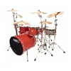 Orange County Drum & Percussion 4-Piece Venice Trans Cherry Wood Shell Pack Transparent Cherry Red