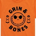 thumbnail image 3 of The Nightmare Before Christmas - Grin And Bones - Youth Short Sleeve Graphic T-Shirt, 3 of 5