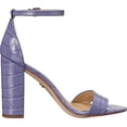 thumbnail image 6 of Sam Edelman Yaro Dusty Violet Ankle Strap Open Round Toe Block High Heel Sandals (Dusty Violet, 7), 6 of 6