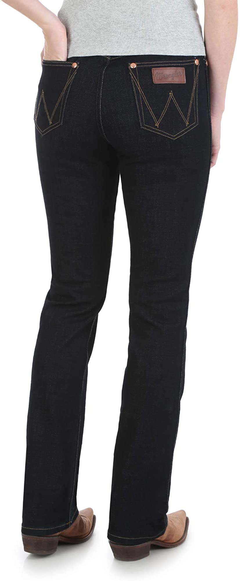 Wrangler Womens Retro High Rise Stacked 