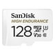 thumbnail image 1 of Tarjeta de memoria SanDisk HIGH ENDURANCE Video Monitoring 128GB MicroSDXC + adaptador SD, 1 of 1