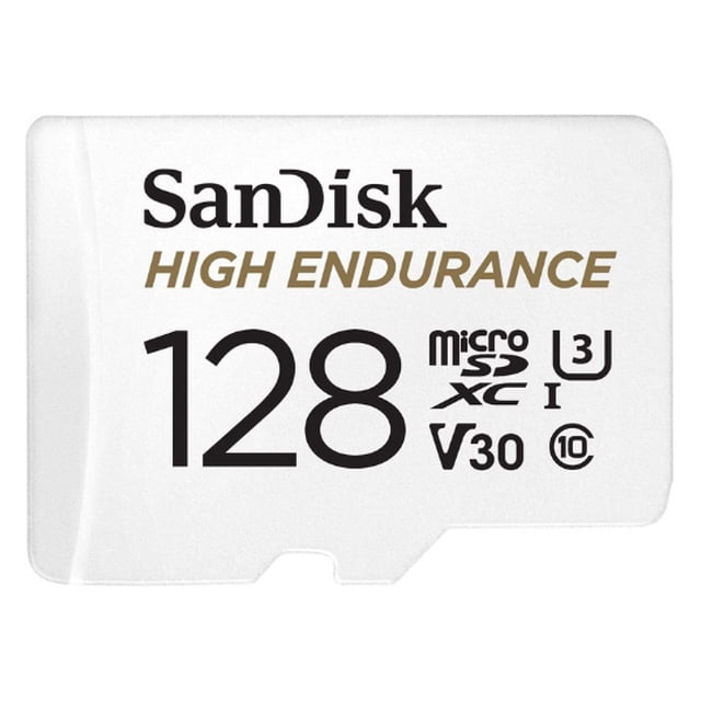 Tarjeta de memoria SanDisk HIGH ENDURANCE Video Monitoring 128GB MicroSDXC + adaptador SD