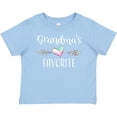 thumbnail image 3 of Inktastic Grandmas Favorite Heart Grandchild Boys or Girls Baby T-Shirt, 3 of 5