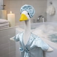 thumbnail image 6 of Porch Goose Outfits, Outdoor White Goose Statue with Costume set Garden Decor, for Holiday Porch ,Gooses Clothes Yard Accent for Home Decors Housewarming Gifts, 6 of 7
