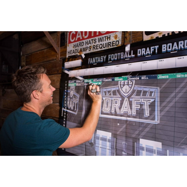 TrophySmack | Championship Ring + 2023 Fantasy Football Live Draft Board Kit