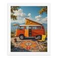 thumbnail image 5 of Paint by Numbers Kit for Adults, Vintage Orange Camper Scenic View Paint by Numbers, Easy Paint by Numbers Kit for Adults Beginner, DIY Adult Paint by Number Kits on Canvas, Home Decor, 5 of 7