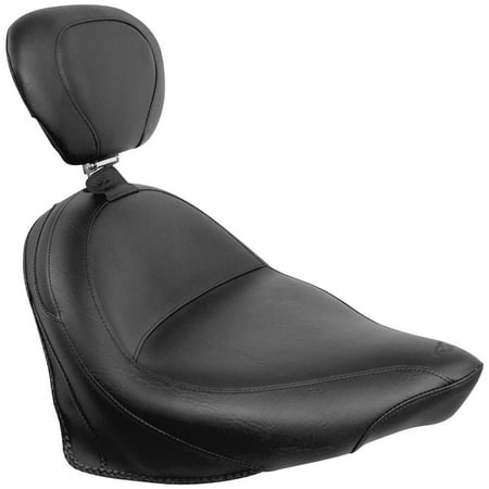 - Mustang 79384 Wide Touring Solo Seat with Driver Backrest