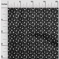 thumbnail image 2 of oneOone Tissu Polyester Spandex Noir Abstrait Matériel de Robe Tissu Imprimé Tissu au Mètre 56 Pouces de Large, 2 of 5