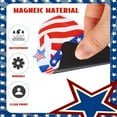 thumbnail image 4 of Yhmxh 24 Pcs Memorial Day Refrigerator Magnets Set, 4th of July USA Flag Magnets Patriotic Decor, Independence Day Decorative Car Magnetic Stickers for Fridge Metal Door Mailbox Locker Decoration, 4 of 6