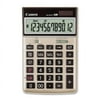 Canon 12-Digit Calculator Dual Power 4-1/8"x6-1/2"x1-1/3" BK HS20TG
