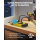 thumbnail image 2 of Protector contra sobretensiones Power Strip DEWENWILS de 8 salidas con 2 puertos USB, 2 of 7