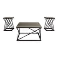 thumbnail image 2 of Castle Place Shabby Chic 3- Pieces Coffee Table Set, Grey, 2 of 11
