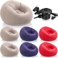 thumbnail image 5 of Inflatable Bean Bag Chairs for Adults with Electric Air Pump  Blow up Couch Folding Portable Inflatable Couch Lazy Sofa for Outdoor Movie Nights Camping Room (), 5 of 6