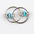 thumbnail image 4 of Llavero de metal Antiestrés Cadena de bicicleta Fidget Hand Spinner Toys (Azul claro), 4 of 4