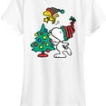 thumbnail image 3 of Peanuts - Snoopy Woodstock Tree - Women's Short Sleeve Graphic T-Shirt, 3 of 6