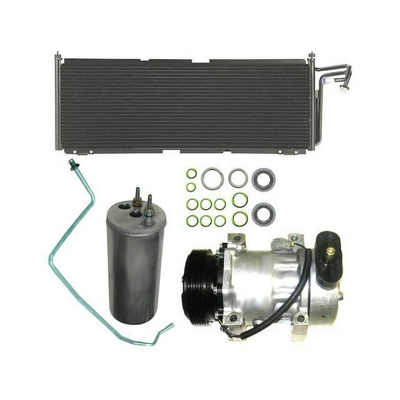 A/C Compressor Kit - Compatible with 2000 - 2001 Jeep Cherokee 4.0L 6-Cylinder