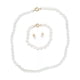 thumbnail image 1 of Set 3 Piezas Collar, Pulsera y Aretes Perla de Mallorca 8mm 45cm | Ivory, 1 of 7